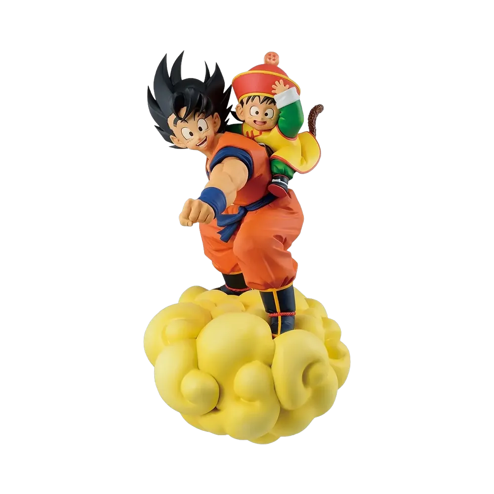 BANDAI "Ichiban Kuji" -Dragon Ball SPIRIT OF THE SAIYAN- Last One Prize Son Goku & Son Gohan MASTERLISE PLUS