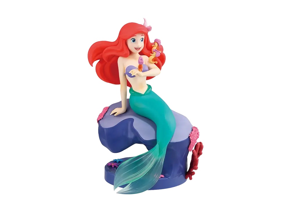 BANDAI "Ichiban Kuji" -<Disney> World of Imagination- B Prize Ariel Scene Figure
