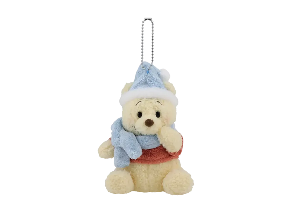 BANDAI "Ichiban Kuji" -Winnie the Pooh Cozy Winter Days- C Prize Winnie the Pooh warm Plush mascot