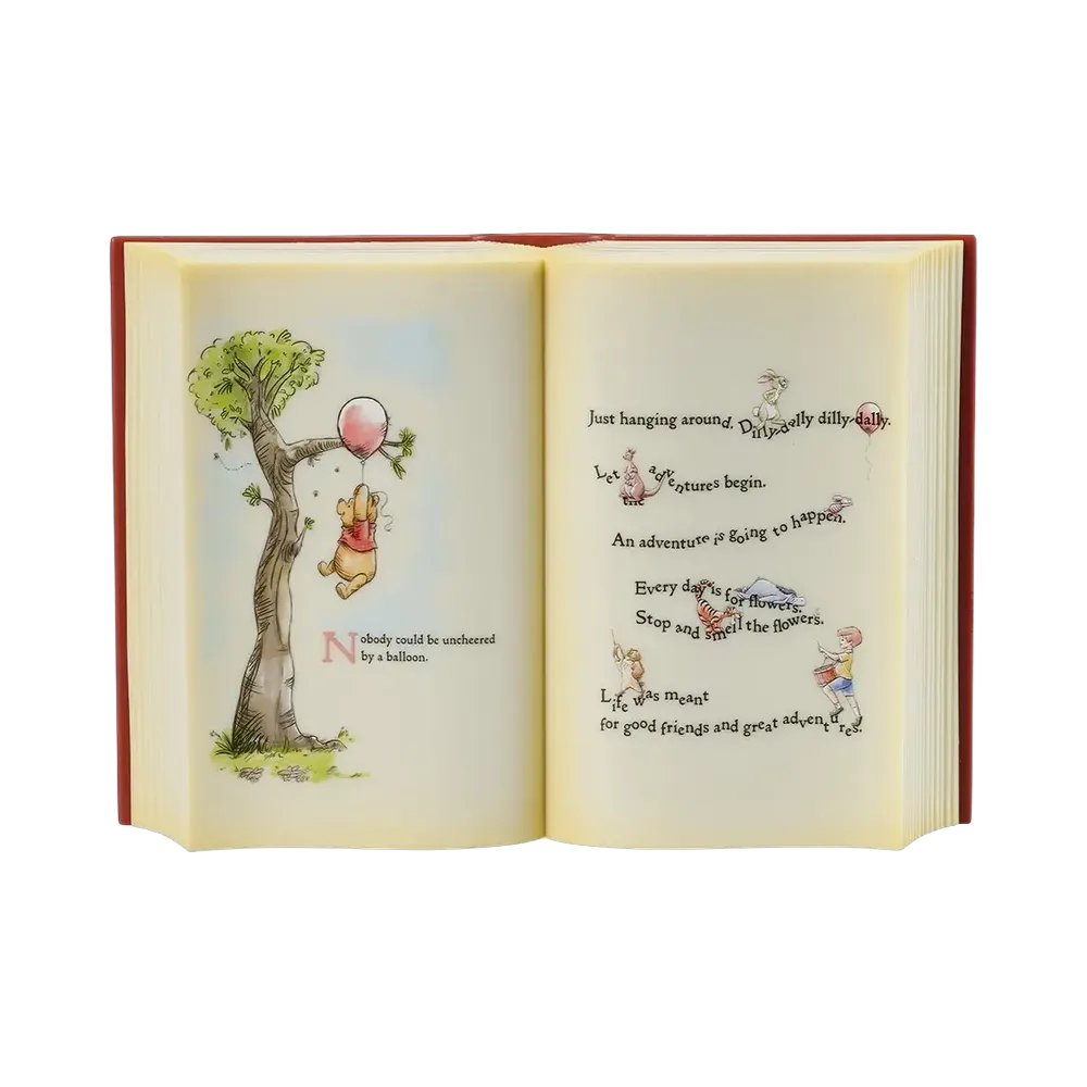 BANDAI "Ichiban Kuji" -Winnie the Pooh 100th Anniversary- A Prize Book-shaped light