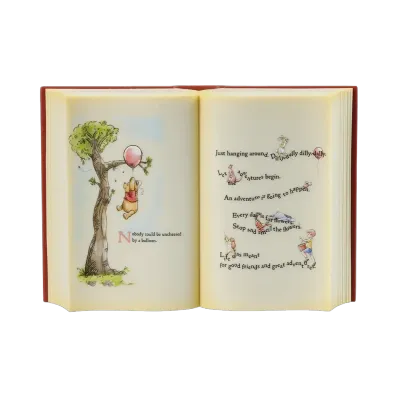 BANDAI "Ichiban Kuji" -Winnie the Pooh 100th Anniversary- A Prize Book-shaped light