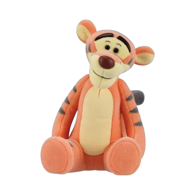 BANDAI "Ichiban Kuji" -Winnie the Pooh 100th Anniversary- F Prize Tigger plush toy-style flocked figure