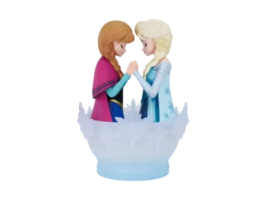 BANDAI "Ichiban Kuji" -< Disney Princess > Heart to face- A Prize <Anna> & <Elsa> Figure