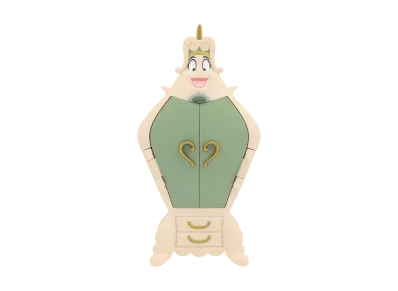 BANDAI "Ichiban Kuji" -<Disney Princess> Dreaming Flowers- D Prize Sheen Pixie Figure: <Wardrobe>