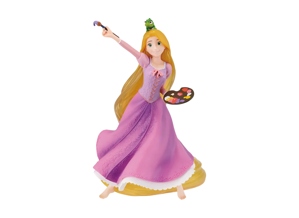 BANDAI "Ichiban Kuji" - Disney Princess Dream in color- A Prize Rapunzel Scene Figure