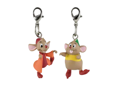 BANDAI "Ichiban Kuji" - Disney Princess Dream in color- E Prize Mini Figure Charm ~The pretty ones~ Jack & Gus