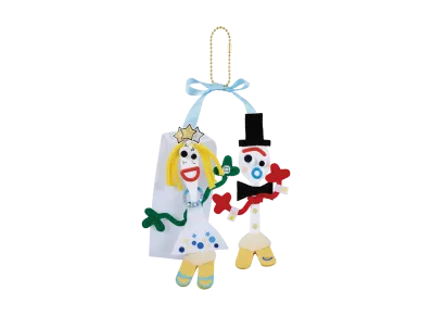 BANDAI "Ichiban Kuji" - <Toy Story 5>- C Prize Cute Companion Plush Mascot - Forky & Karen Beverly