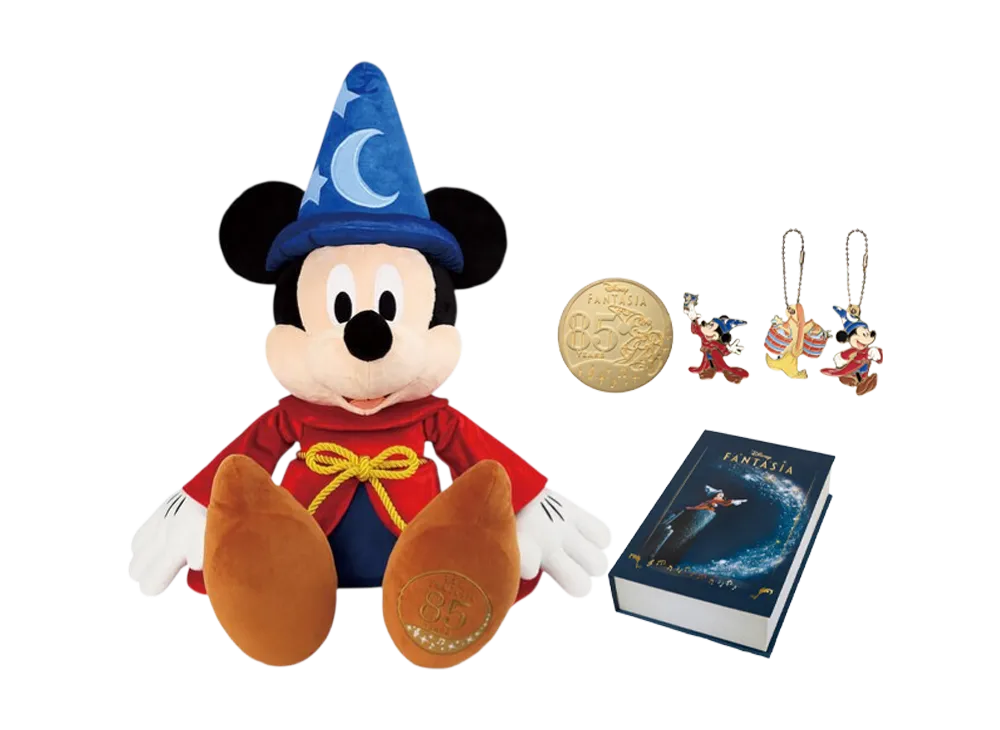 BANDAI "Ichiban Kuji" -<Disney FANTASIA> 85th Anniversary Limited Collection- Fantasia Mickey Plush & Collection Box