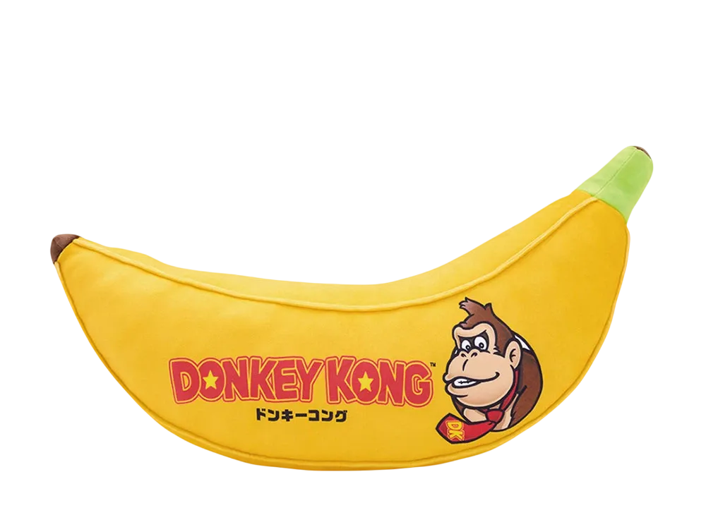 BANDAI "Ichiban Kuji" -Donkey Kong- A Prize Big Banana Plush