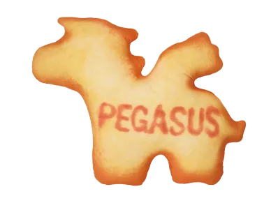 BANDAI "Ichiban Kuji" -Tabekko Animal THE MOVIE ~Dream Movie Collection~- Movie Prize Pegasuschan Biscuit Cushion