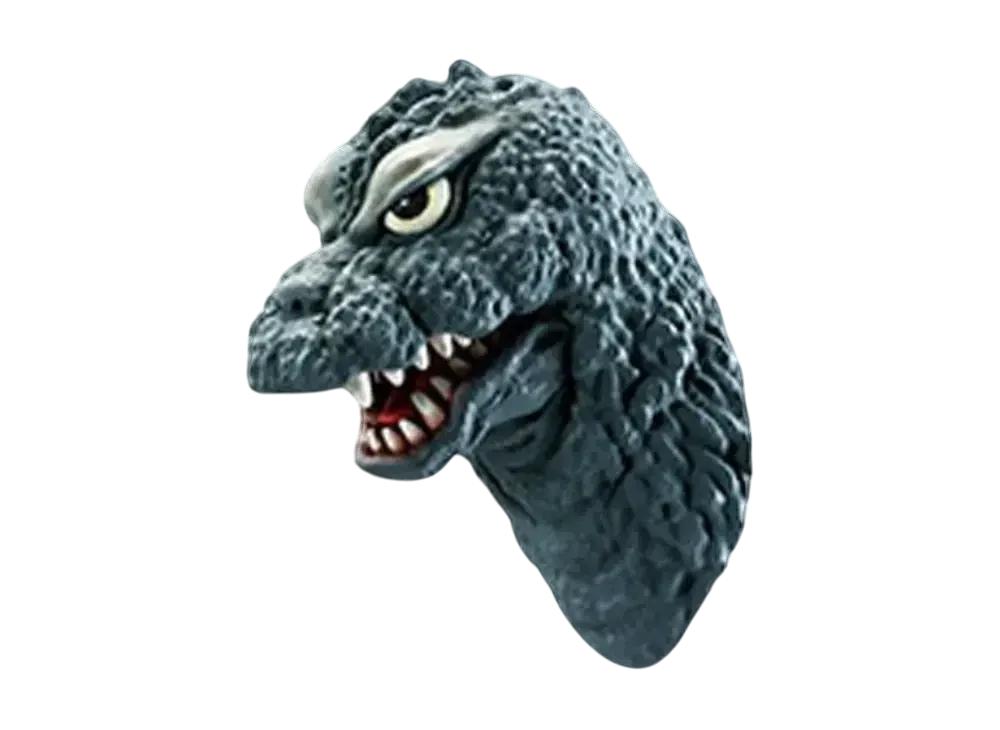 BANDAI "Ichiban Kuji" -Godzilla 70th Anniversary- E Prize Monster Head Magnet Godzilla (1964)