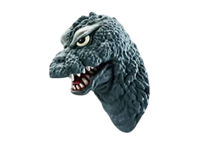 BANDAI "Ichiban Kuji" -Godzilla 70th Anniversary- E Prize Monster Head Magnet Godzilla (1964)
