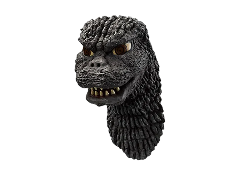 BANDAI "Ichiban Kuji" -Godzilla Giant Monster Legend G- G Prize Monster Head Magnet Godzilla (1973)