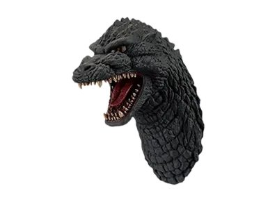 BANDAI "Ichiban Kuji" -Godzilla Giant Monster Legend G- G Prize Monster Head Magnet Godzilla (1989)