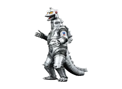 BANDAI "Ichiban Kuji" -Godzilla Monster Dance -Wild Things-- D Prize Mechagodzilla (1975) MONSTERLISE
