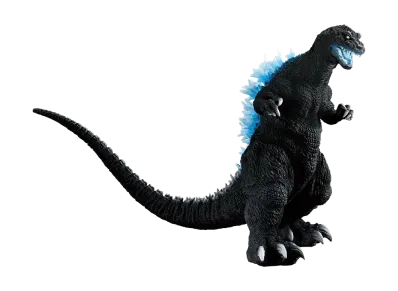 BANDAI "Ichiban Kuji" -Godzilla – Legend of the Most Fearsome King of Monsters- Last One Prize Godzilla (2001) Night Battle SOFVICS Heat Ray Emission Ver.