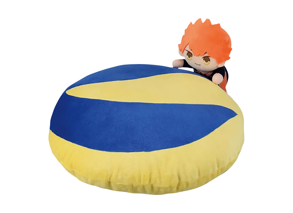 BANDAI "Ichiban Kuji" -Haikyu the Movie!! Battle at the Garbage Dump 2- C Prize Jumping Cushion Shoyo Hinata