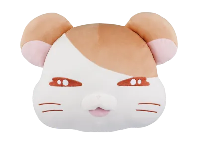 BANDAI "Ichiban Kuji" -Hamtaro ~The Ham-chans! They're coming soon!~- Last One Prize Last Prize: Hamu Hamu Hamtaro Face Cushion