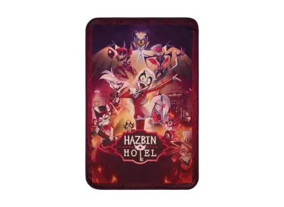 BANDAI "Ichiban Kuji" -Hazbin Hotel- A Prize Visual Blanket