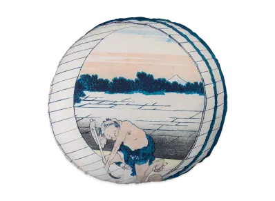 BANDAI "Ichiban Kuji" -Katsushika Hokusai- B Prize Oshu Fujimihara Cushion
