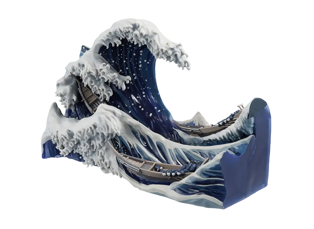 バンダイ 一番くじ 葛飾北斎 ラストワン賞 神奈川沖浪裏 ポストカード