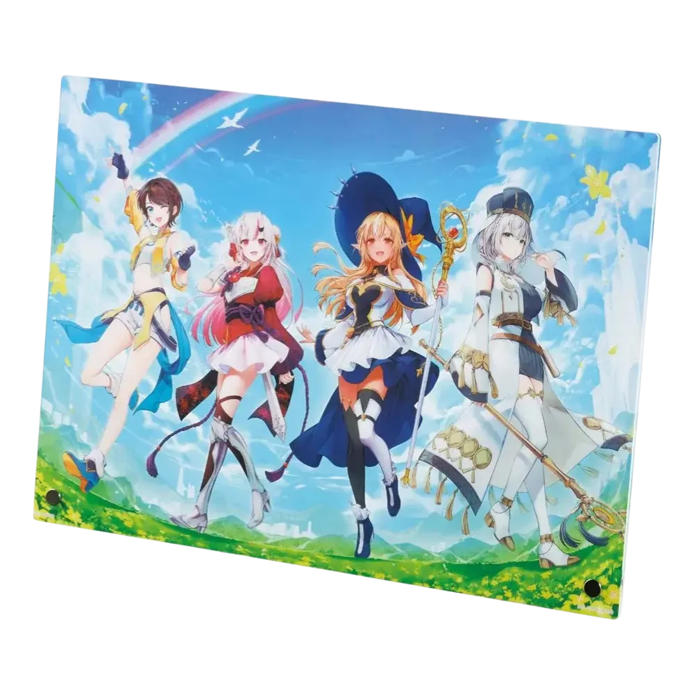 BANDAI "Ichiban Kuji" -Hololive ~RPG Style~- Last One Prize Acrylic Visual Board