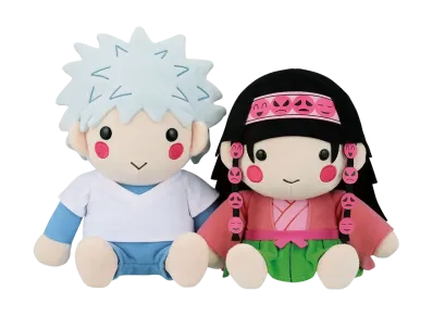BANDAI "Ichiban Kuji" -HUNTERxHUNTER ZAOLDYECK FAMILY- A Prize Killua & Alluka Plush Set