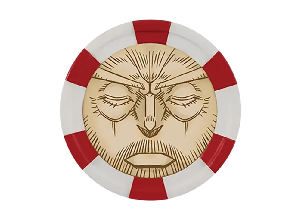 BANDAI "Ichiban Kuji" -JoJo's Bizarre Adventure STARDUST CRUSADERS- I Prize Soul Poker Chip MASTERELIVE COLLECTION Joseph ver.