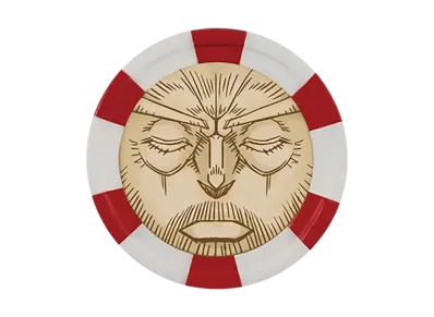 BANDAI "Ichiban Kuji" -JoJo's Bizarre Adventure STARDUST CRUSADERS- I Prize Soul Poker Chip MASTERELIVE COLLECTION Joseph ver.