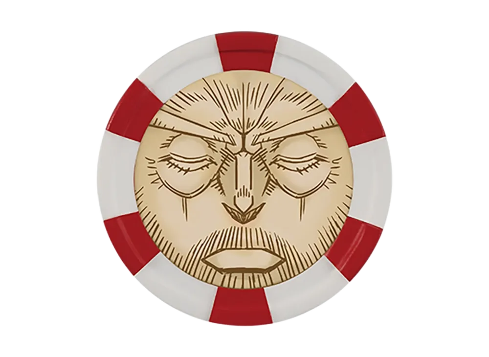 BANDAI "Ichiban Kuji" -JoJo's Bizarre Adventure STARDUST CRUSADERS +- I Prize Soul Poker Chip MASTERELIVE COLLECTION Joseph ver.