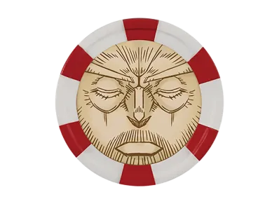 BANDAI "Ichiban Kuji" -JoJo's Bizarre Adventure STARDUST CRUSADERS +- I Prize Soul Poker Chip MASTERELIVE COLLECTION Joseph ver.