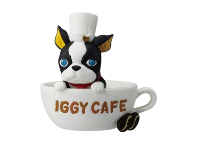 BANDAI "Ichiban Kuji" -JoJo's Bizarre Adventure -THE*JOJO WORLD-- Last One Prize IGGY CAFE Figure Accessory Case