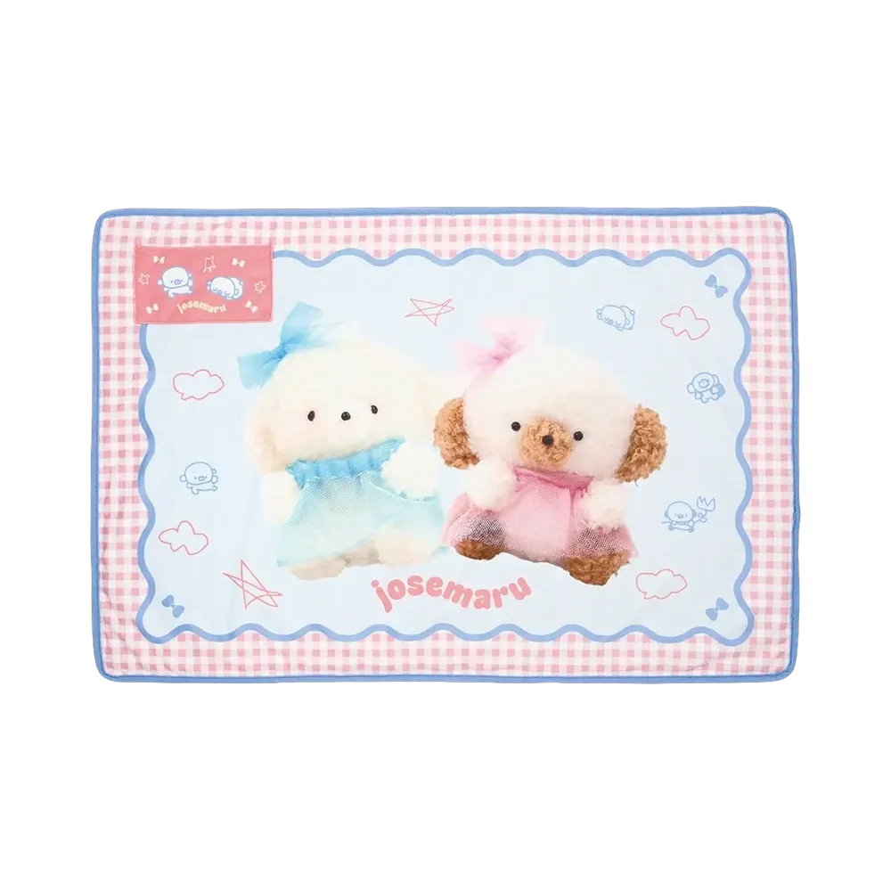 BANDAI "Ichiban Kuji" -Chokotto Josemaru ~Furifuri Pretty Dog~- Last One Prize A warm cloth with a pocket