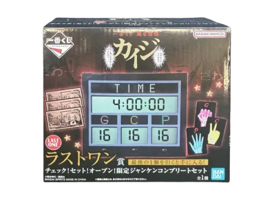 BANDAI "Ichiban Kuji" -Kaiji Narakuroku What would I do if I didn't draw it...? What would I do if I didn't live to draw it...?- Last One Prize Check! Set! Open! Limited Rock-Paper-Scissors Complete Set