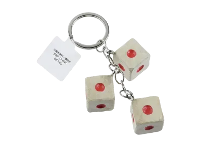 BANDAI "Ichiban Kuji" -Kaiji: The Ultimate Lottery - Drawing a lottery ticket is what makes life enjoyable, right...?- E Prize Karma...! Take this, Double One Dice Keyring