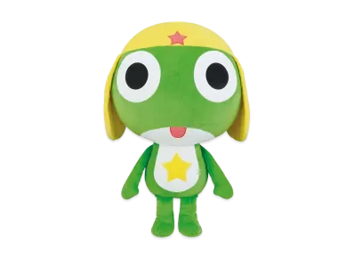 BANDAI "Ichiban Kuji" -Keroro Gunso- Last One Prize Sergeant Keroro Huggable Plush
