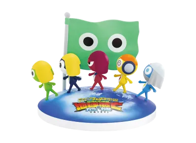 BANDAI "Ichiban Kuji" -The Keroro Gunso is back and the second round is already here!- A Prize Kero! Marching Figure