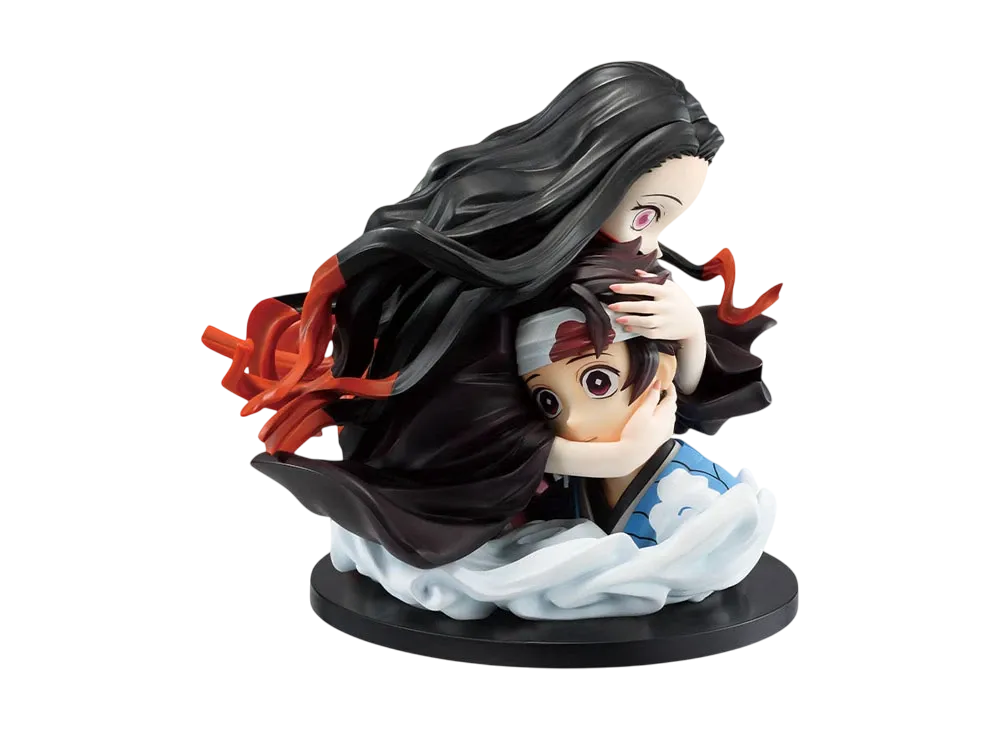 BANDAI "Ichiban Kuji" -Demon Slayer: Kimetsu no Yaiba ~Connected Trajectories~- A Prize Tanjiro Kamado & Nezuko Kamado ArtScale Memoria
