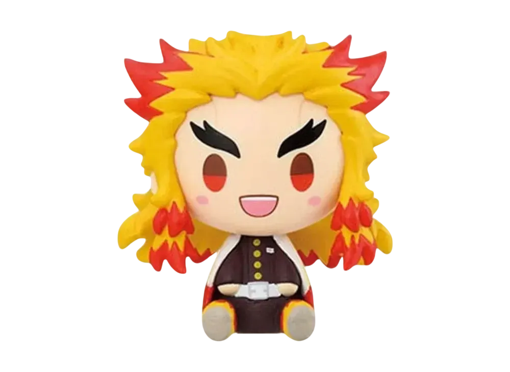 BANDAI "Ichiban Kuji" -Demon Slayer: Kimetsu no Yaiba ~Connected Trajectories~- E Prize Chokonokko Tyuugou Figure Kyoujuro Rengoku