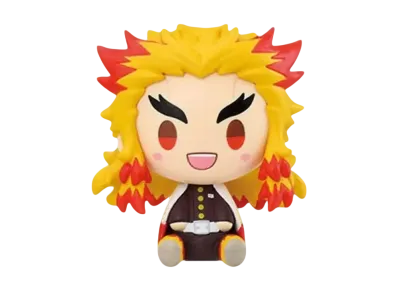 BANDAI "Ichiban Kuji" -Demon Slayer: Kimetsu no Yaiba ~Connected Trajectories~- E Prize Chokonokko Tyuugou Figure Kyoujuro Rengoku