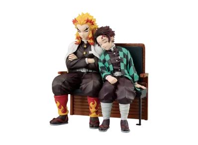 BANDAI "Ichiban Kuji" -Demon Slayer: Kimetsu no Yaiba ~Connected Trajectories~- Last One Prize Revible Moment Tanjiro Kamado & Kyojuro Rengoku Last One ver.