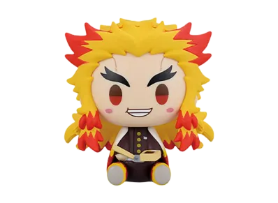 BANDAI "Ichiban Kuji" -Demon Slayer: Kimetsu no Yaiba ~Burn your heart~- D Prize Chokonokko Figure Kyojuro Rengoku