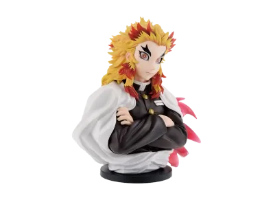 BANDAI "Ichiban Kuji" -Demon Slayer: Kimetsu no Yaiba ~Burn your heart~- Last One Prize Anjuro Rengoku Art Scale Figure Last One Ver.