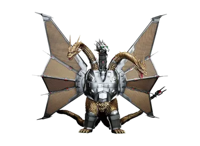 BANDAI "Ichiban Kuji" -"Godzilla vs. King Ghidorah" ~Super Dragon Monster King Ghidorah~- B Prize Mecha King Ghidorah MAGNUVIS
