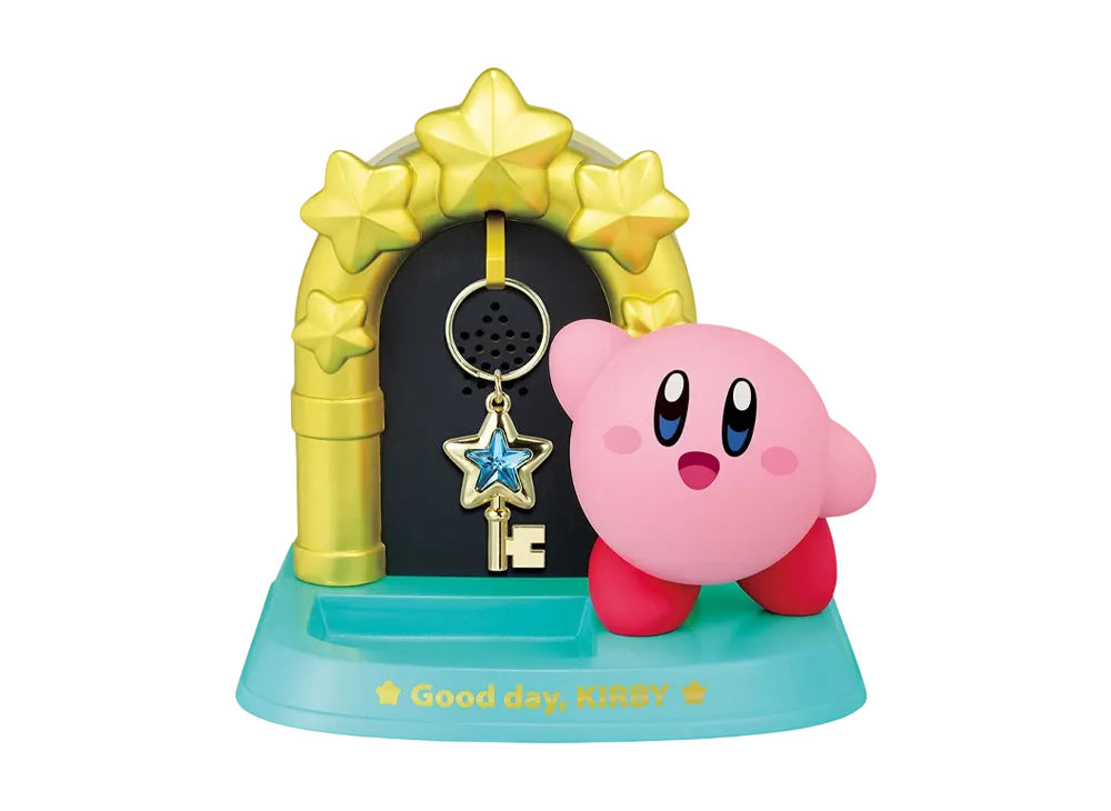 BANDAI "Ichiban Kuji" -Kirby of the Stars Pupupu One Day- A Prize Welcome Sound key stand