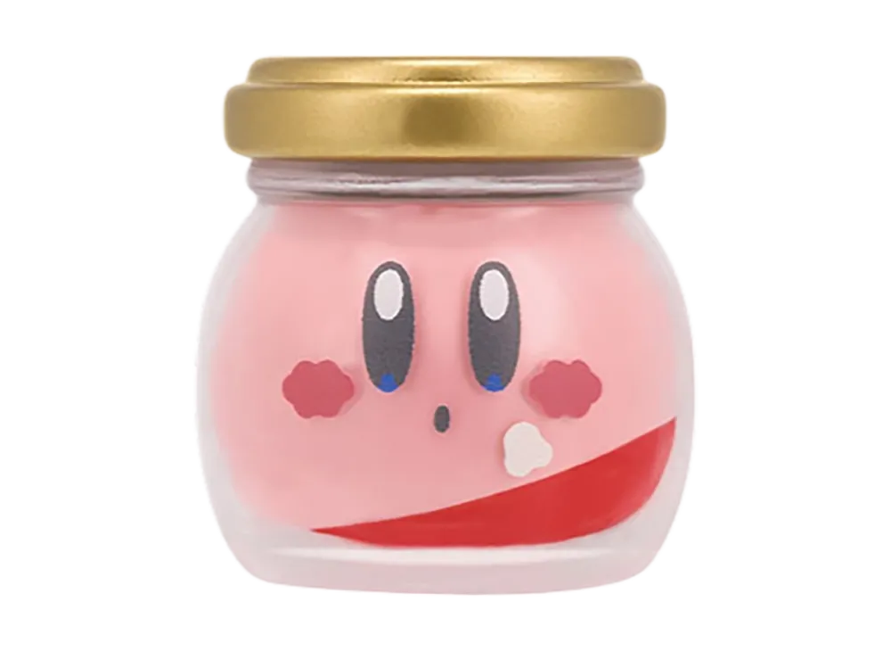 BANDAI "Ichiban Kuji" -Kirby of the Stars Kirby Cafe PETIT- E Prize PETIT Figure Magnet Collection Kirby's Strawberry Pudding