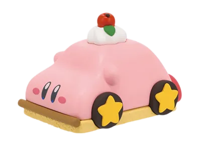 BANDAI "Ichiban Kuji" -Kirby of the Stars Kirby Cafe PETIT- E Prize PETIT Figure Magnet Collection Carma Cheek Cake PETIT