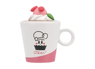 BANDAI "Ichiban Kuji" -Kirby of the Stars Kirby Cafe PETIT- E Prize PETIT Figure Magnet Collection Kirby Momuchuu! Pupupu Tiramisu