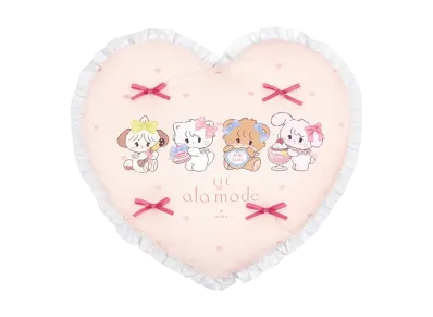 BANDAI "Ichiban Kuji" -Lil ala mode ~Sweets Dresser~- A Prize Heart Frill Cushion