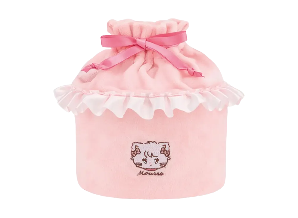 BANDAI "Ichiban Kuji" -Lil ala mode ~Sweets Dresser~- B Prize Mousse and a dressed-up drawstring pouch